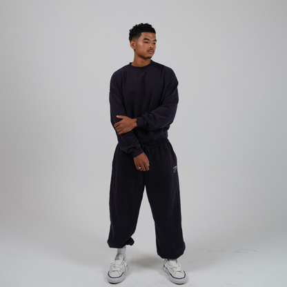 Ivy Cuffed Sweats - Navy